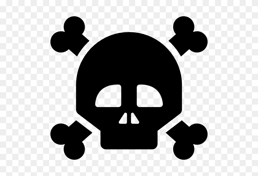 512x512 Skull And Crossbones - Crossbones PNG