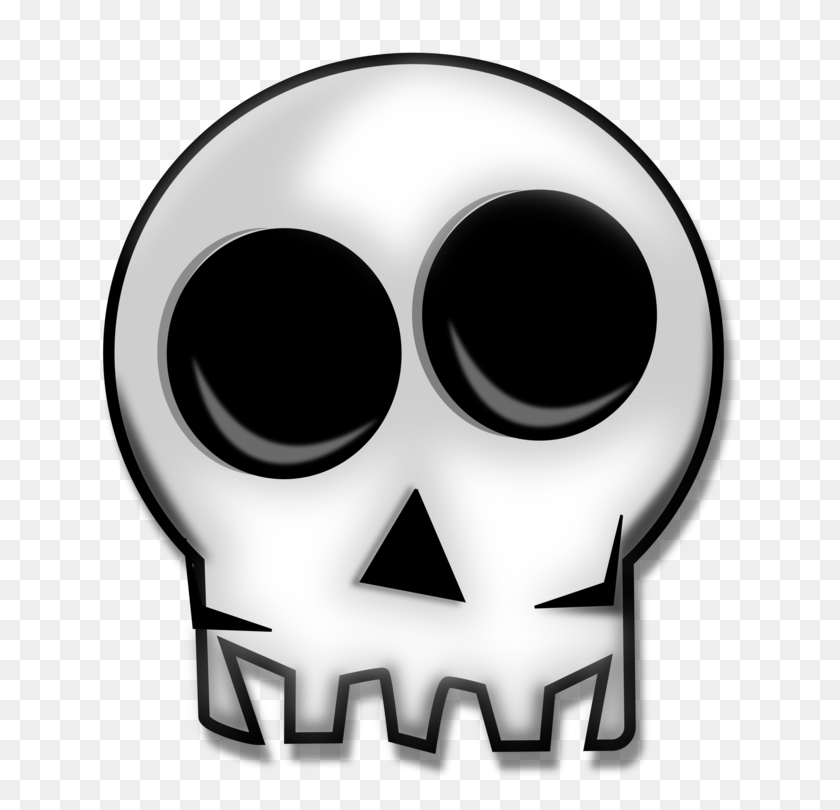 638x750 Skull Calavera Human Skeleton Bone - Bones Clipart Black And White