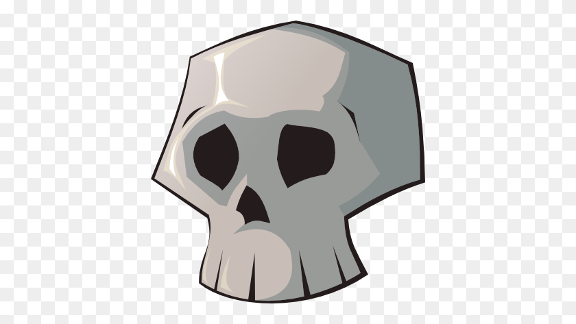 400x413 Skull Clip Art - Steer Head Clipart