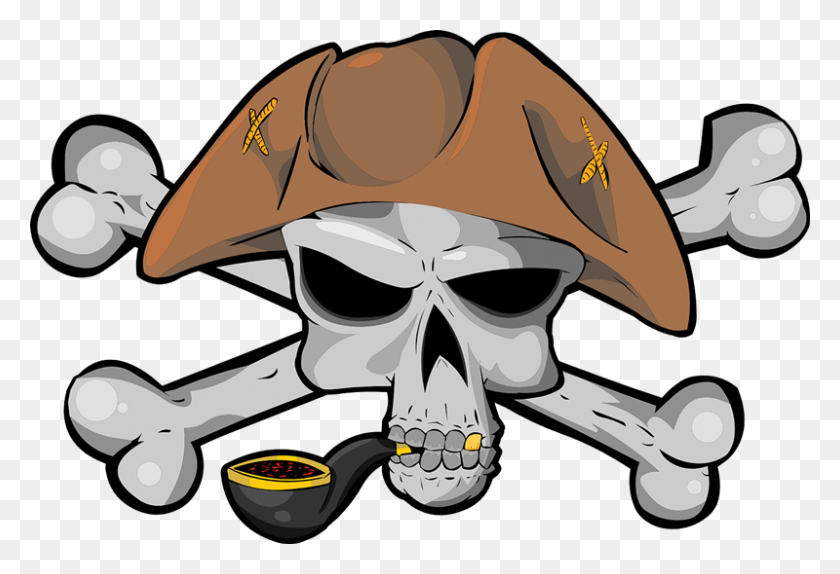 800x528 Skull Clipart Pirate Skull - Lottery Clipart