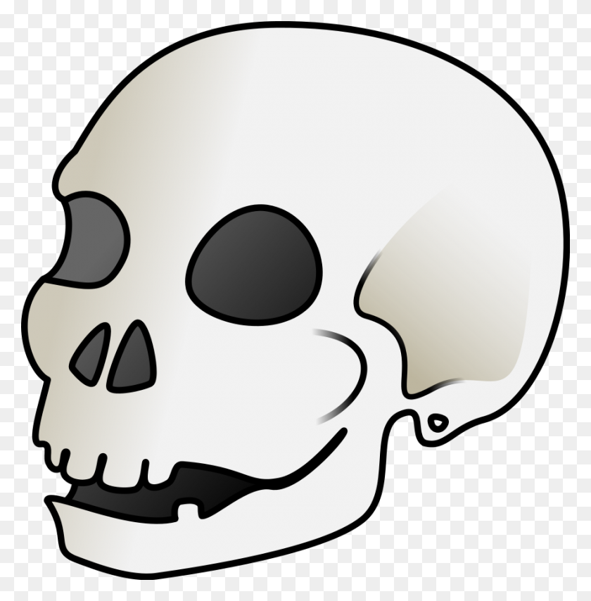 884x900 Skull Clipart Png For Web - Skull Vector PNG