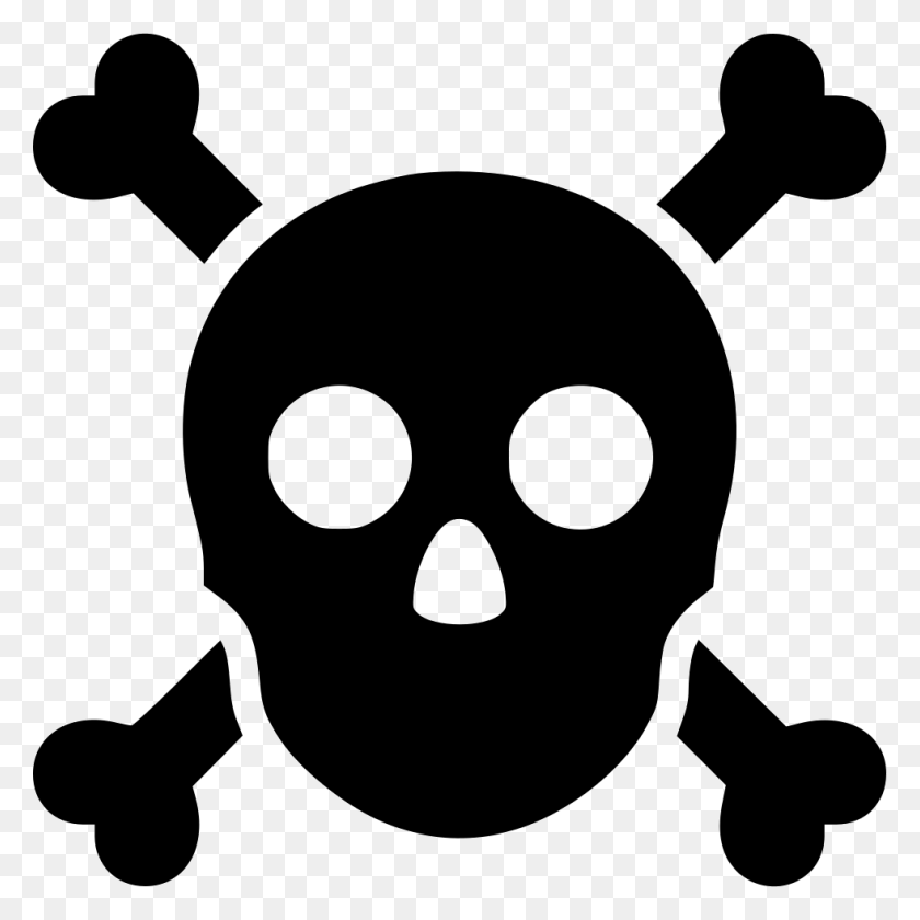 981x982 Skull Crossbones Anatomy Warning Poison Png Icon Free Download - Skull And Crossbones PNG