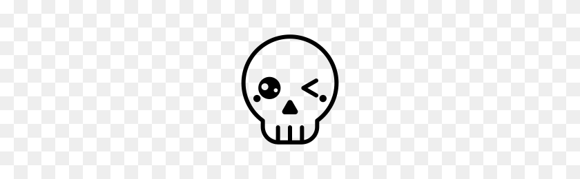 200x200 Cráneo Emoji Iconos Proyecto Sustantivo - Cráneo Emoji Png