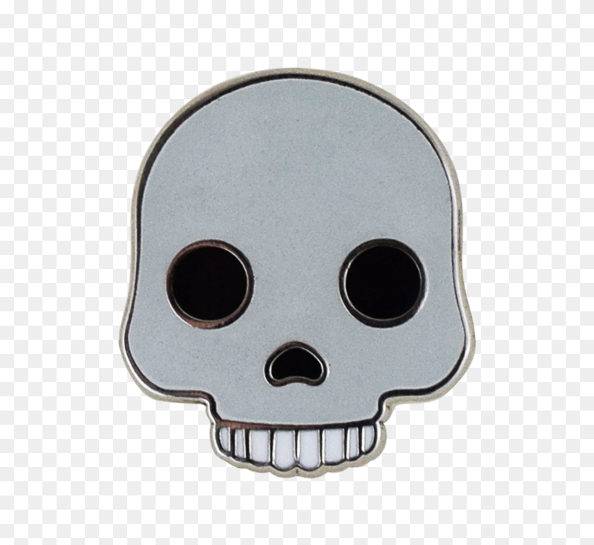 710x710 Cráneo Emoji Pin Emoji Pines - Cráneo Emoji Png