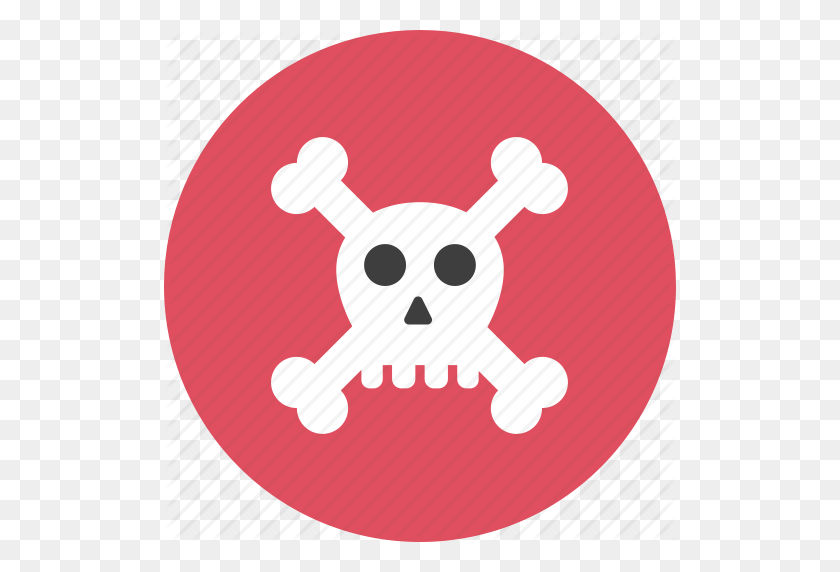 512x512 Skull Icon - Red Skull PNG
