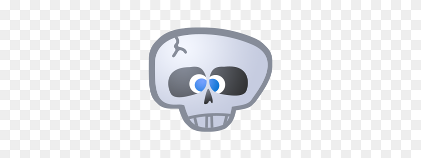 256x256 Skull Icon Helloween Iconset Kearone - Not Allowed Sign PNG
