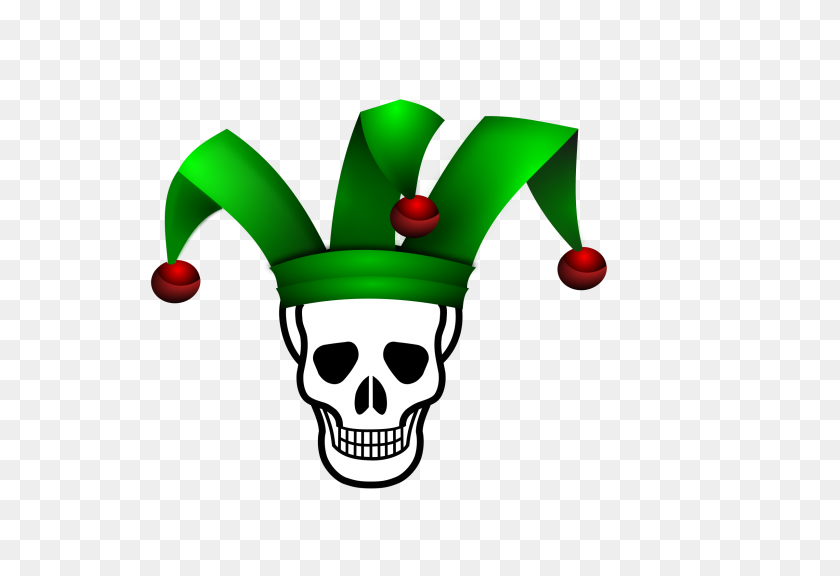 2400x1588 Skull Jester Icons Png - Jester Hat PNG