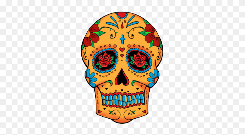 300x403 Skull Mexican Png Png Image - Sugar Skull PNG