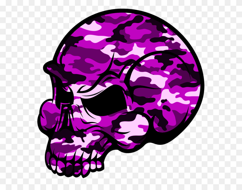 589x600 Skull Pink Camouflage Free Images - Camo Clipart