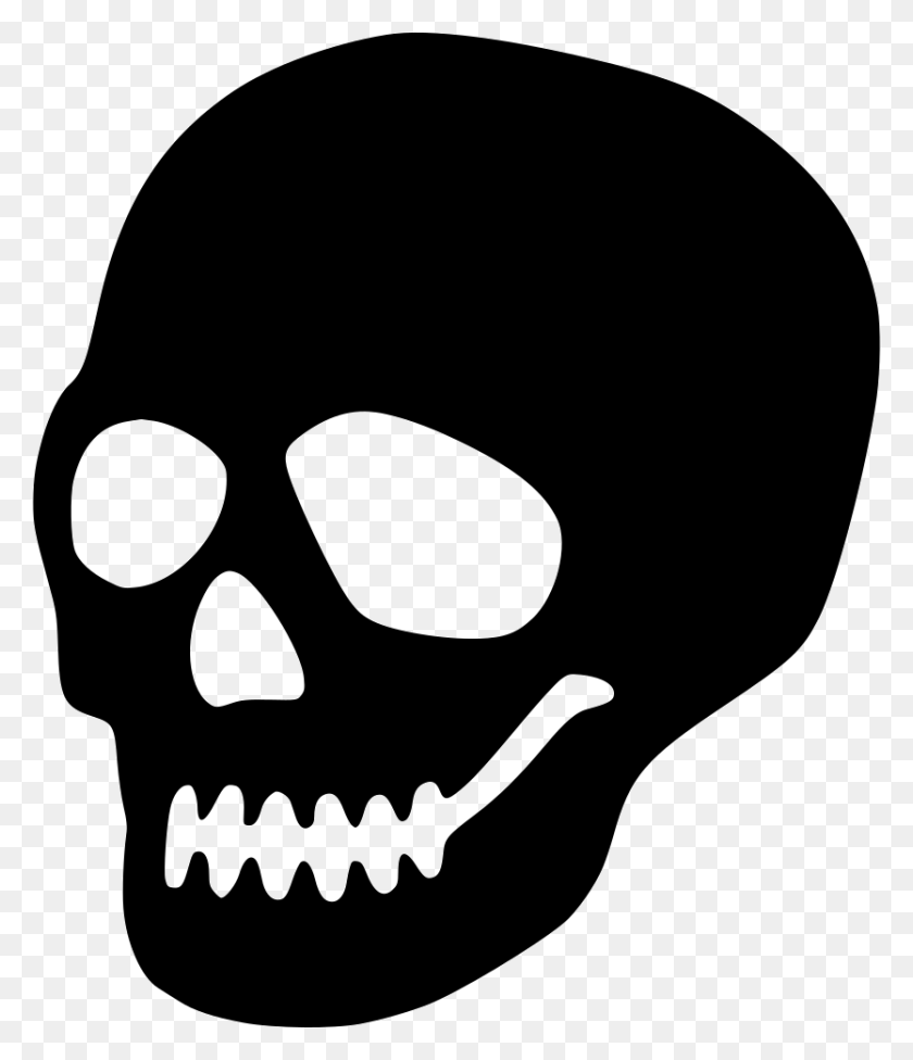 834x980 Skull Png Icon Free Download - Skull Face PNG