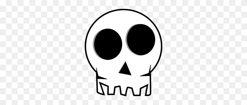 264x297 Calavera Png Images, Icon, Cliparts - Xray Clipart Black And White