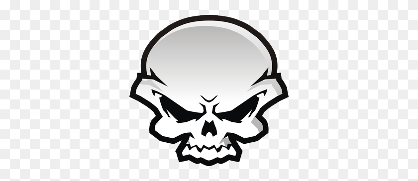 320x304 Skull Png Transparent Images - Skull Logo PNG