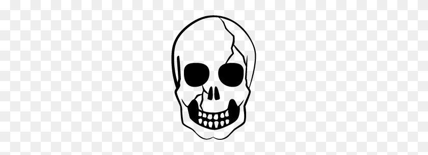 167x246 Skull Silhouette Clip Art Clip Art - Halloween Skull Clipart