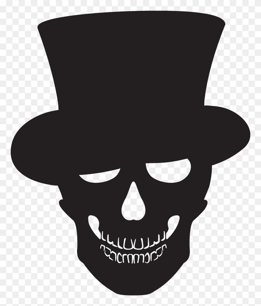 2100x2495 Skull Skeleton Silhouette Halloween Ftestickers - Skull Silhouette PNG