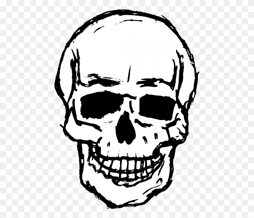 480x661 Skulls Png - Skull Face PNG