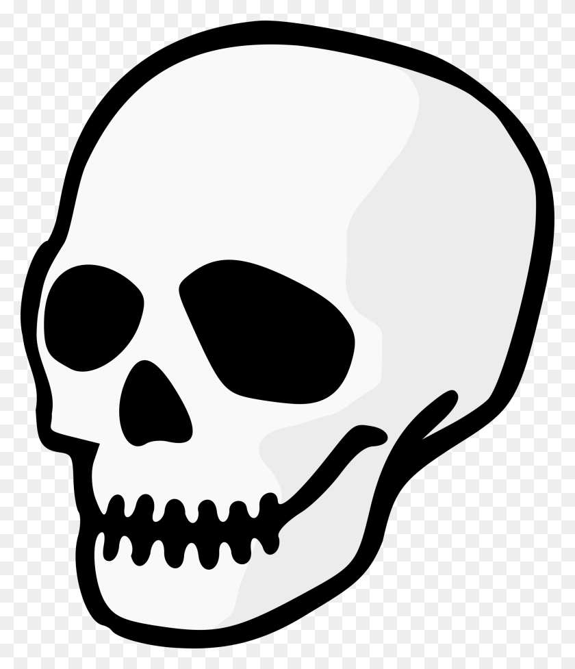 2040x2400 Skulls Png Image - Brain Outline Clipart