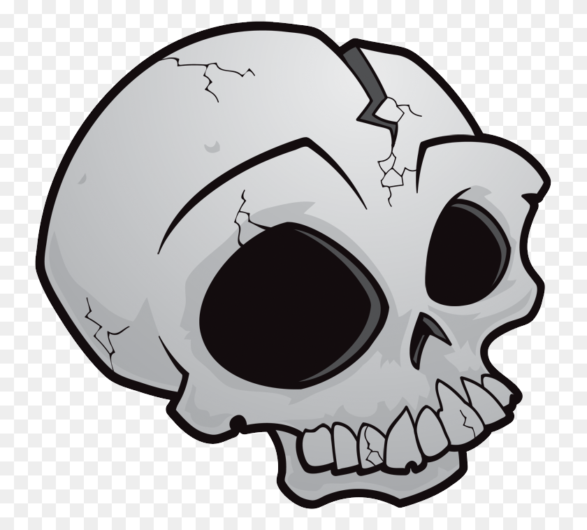 739x698 Skulls Png Image - Cartoon Skull PNG