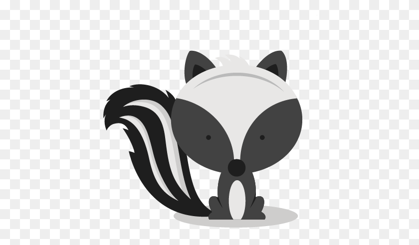 432x432 Skunk Clip Art - Squirrel Clipart Black And White
