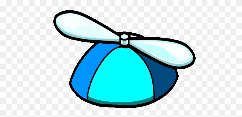 640x345 Azul Cielo Sombrero De Hélice De Club Penguin Customs Wiki Fandom - Sombrero De Hélice Png