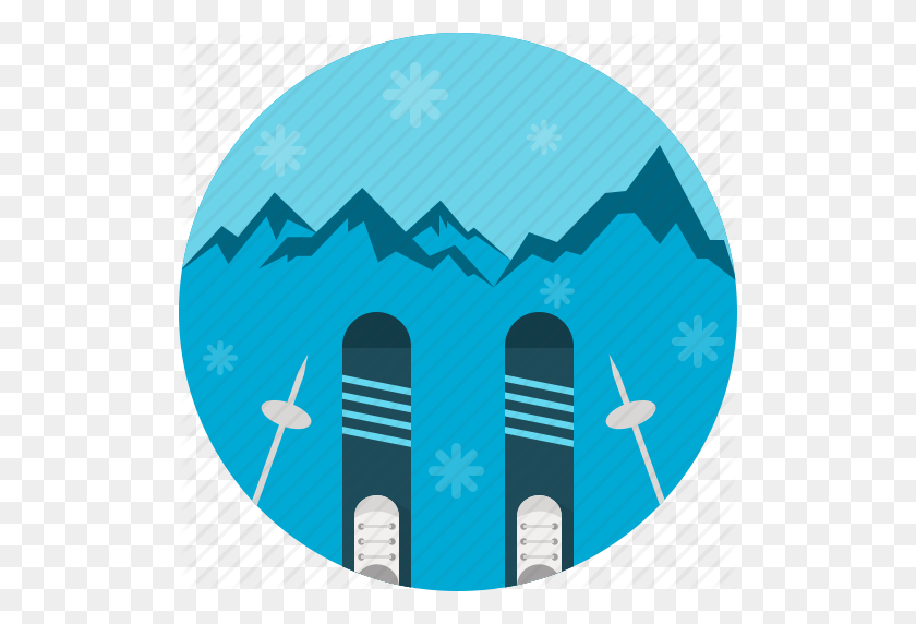 512x512 Sky Clipart Snow Sport - Snow Falling Clipart