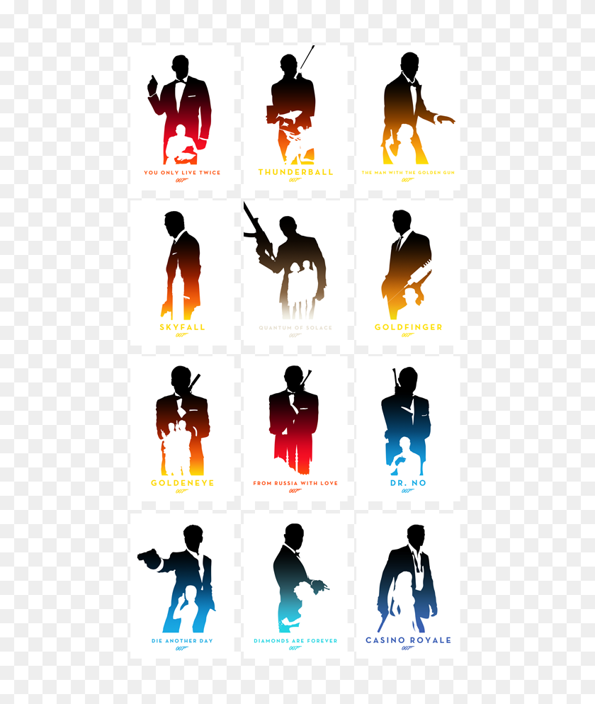 600x934 Skyfall And Other James Bond Films Minimalist Movie Posters - James Bond PNG