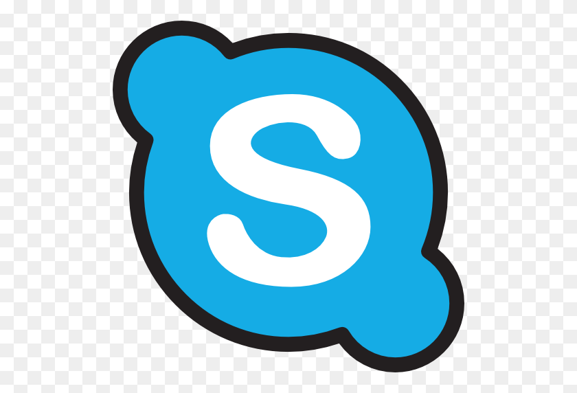 512x512 Skype - Icono De Skype Png