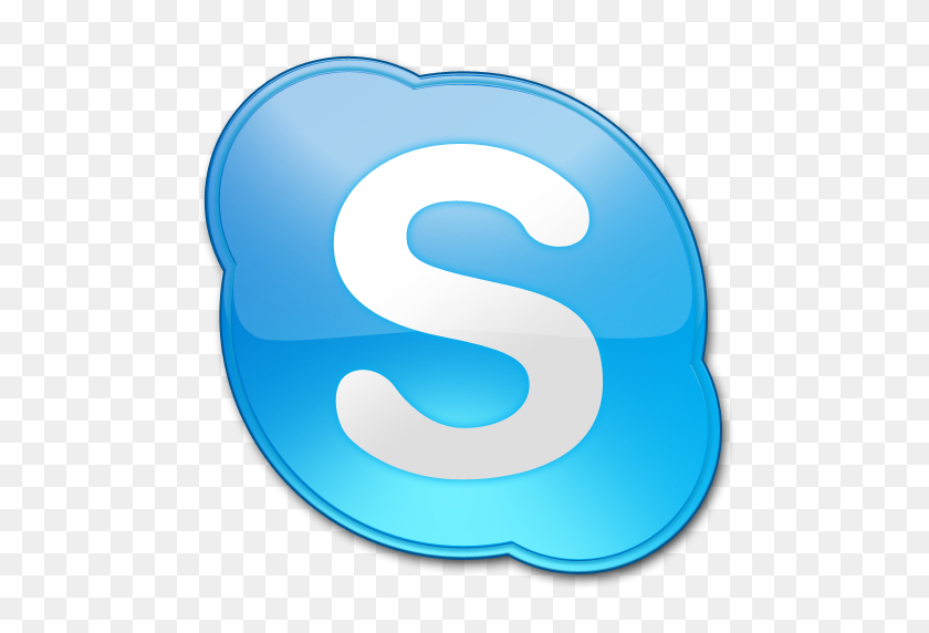 512x512 Imágenes Prediseñadas De Icono De Chat De Skype - Skype Png