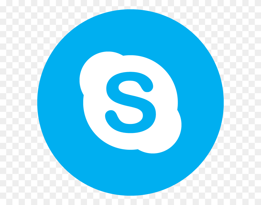 600x600 Значок Skype - Значок Skype Png