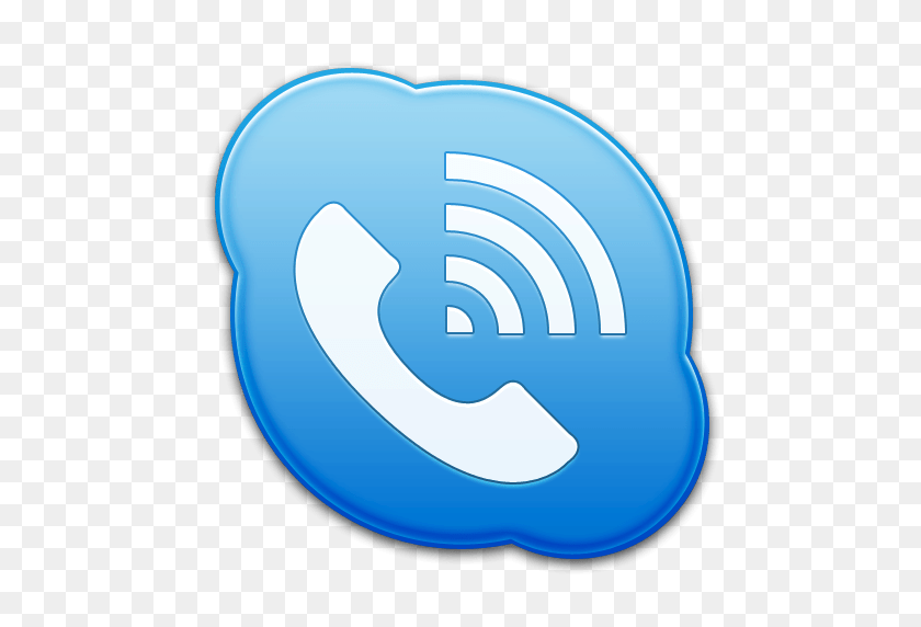 512x512 Skype Png / Icono De Teléfono Png
