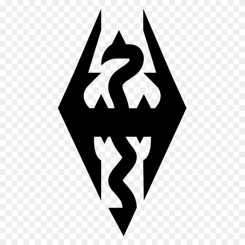 1600x1600 Icono De Skyrim - Logotipo De Skyrim Png