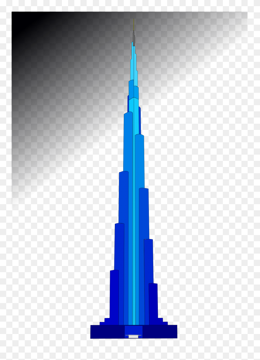 1695x2400 Skyscraper Clipart Blue - Houston Skyline Outline PNG