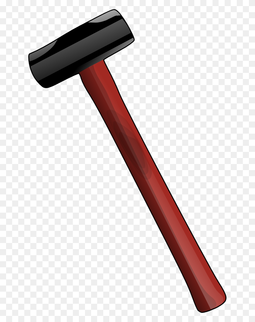 653x1000 Sledge Hammer Clip Art - Clipart Hamer