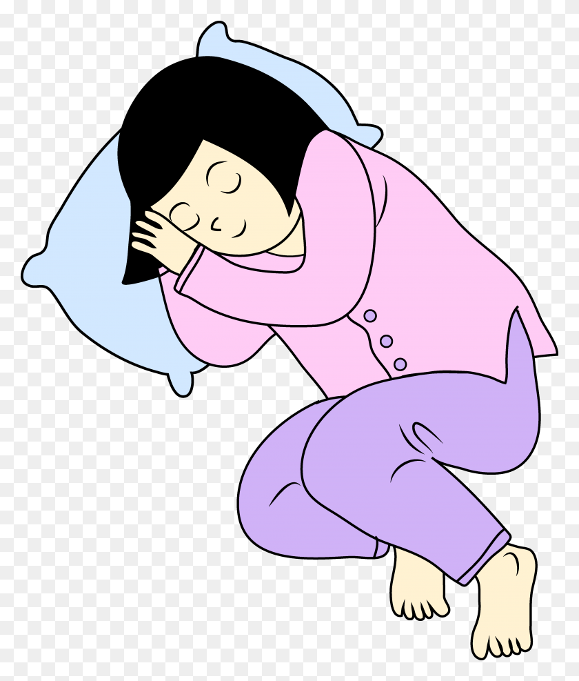 3939x4683 Sleeping Cartoon Group With Items - Recognize Clipart
