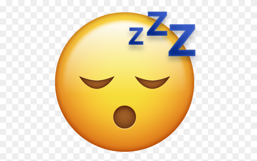 480x465 Sleeping Emoji Png - Sleep Emoji PNG