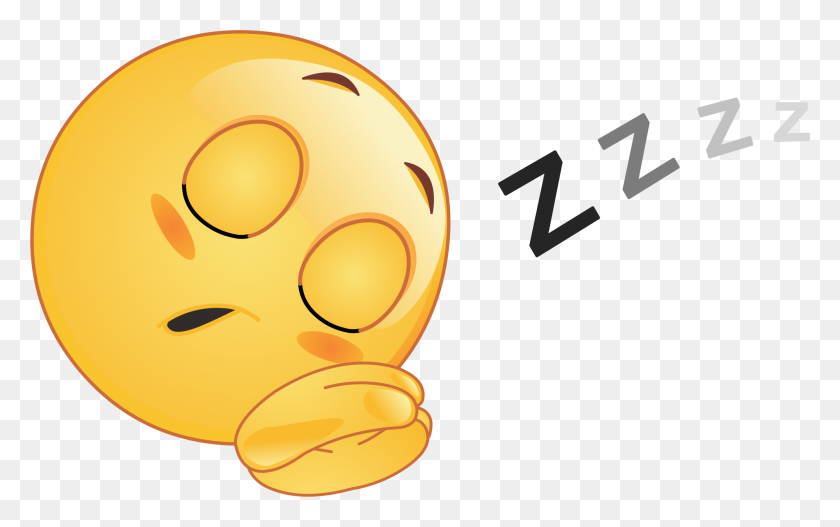 1989x1192 Sleeping Emoji Sticker - Sleep Emoji PNG