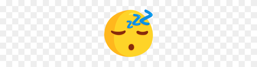 160x160 Cara Dormida Emoji En Messenger - Emoji Dormido Png