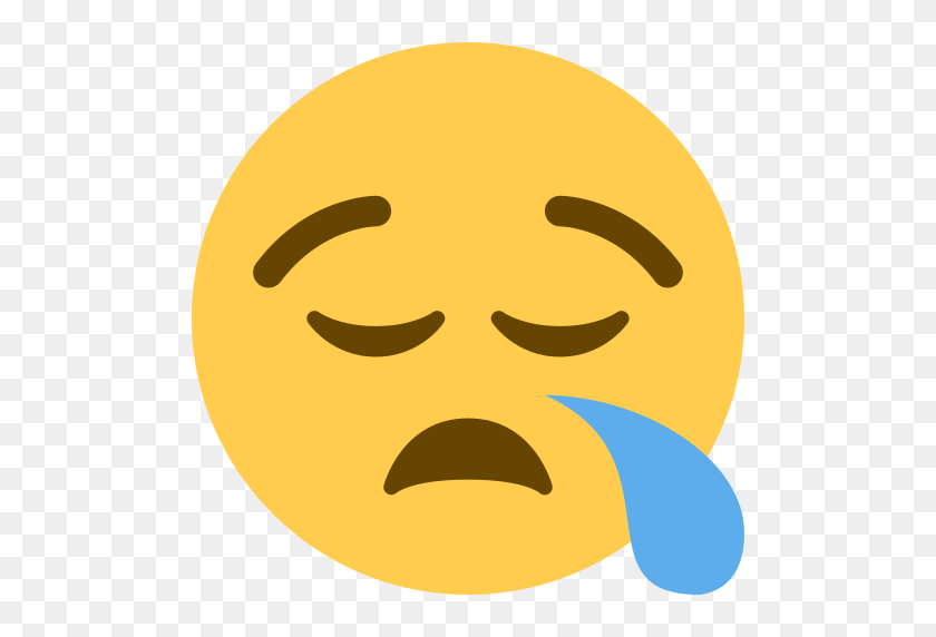 512x512 Сонное Лицо Emoji, Означающее С Картинками От А До Я - Сон Emoji Png