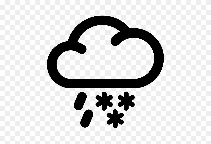 512x512 Sleet, Weather Icon With Png And Vector Format For Free Unlimited - Sleet Clipart