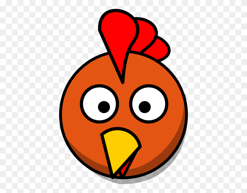 438x594 Sleleton Clipart Chicken - Running Turkey Clipart