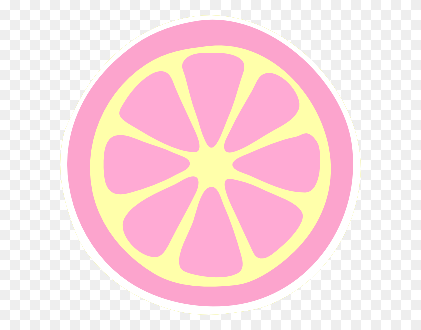 600x599 Клипарт Ломтик Лимонного Торта, Изображение Ломтика Вкусного - Лимонный Клин