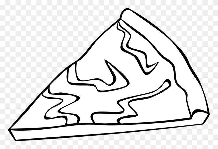 958x634 Slice Of Pizza Clipart - Pie Slice Clipart