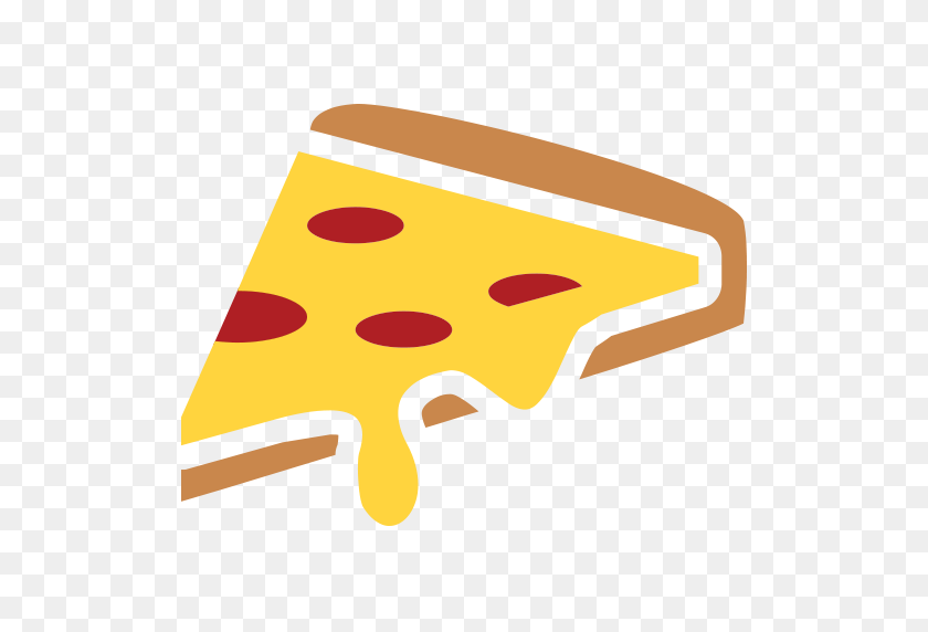 512x512 Slice Of Pizza Emoji For Facebook, Email Sms Id Emoji - Pizza Emoji PNG