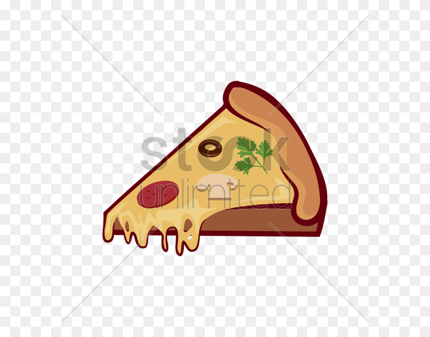 600x600 Slice Of Pizza Vector Image - Pizza Slice Clipart PNG