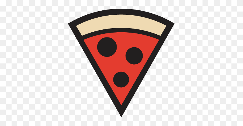 369x377 Slice On Broadway - Slice Of Pizza PNG