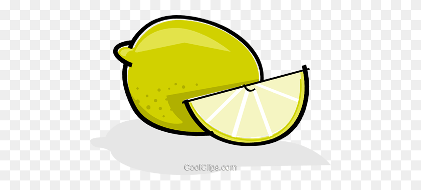 480x319 Sliced Lime Royalty Free Vector Clip Art Illustration - Clipart Lime