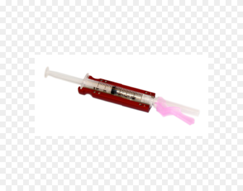 600x600 Sliding Syringe Shielding Gamma Gurus - Syringe PNG