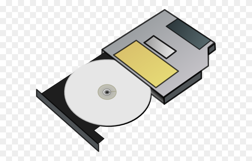 600x475 Slim Cd Drive Clip Art - Floppy Disk Clipart