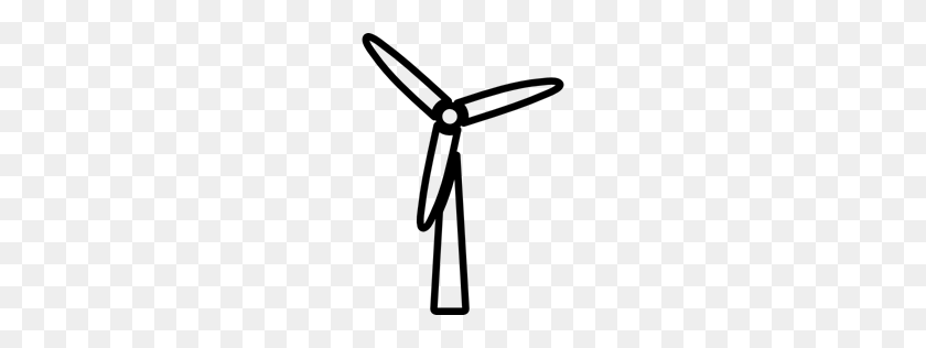 256x256 Slim Icons, Wind, Turbine, Tools And Utensils, Windmill, Tool - Wind Turbine PNG