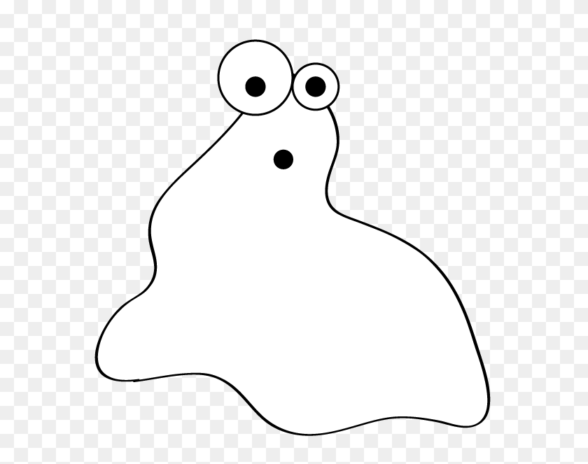 612x603 Slime Clipart - Slime Clipart Blanco Y Negro