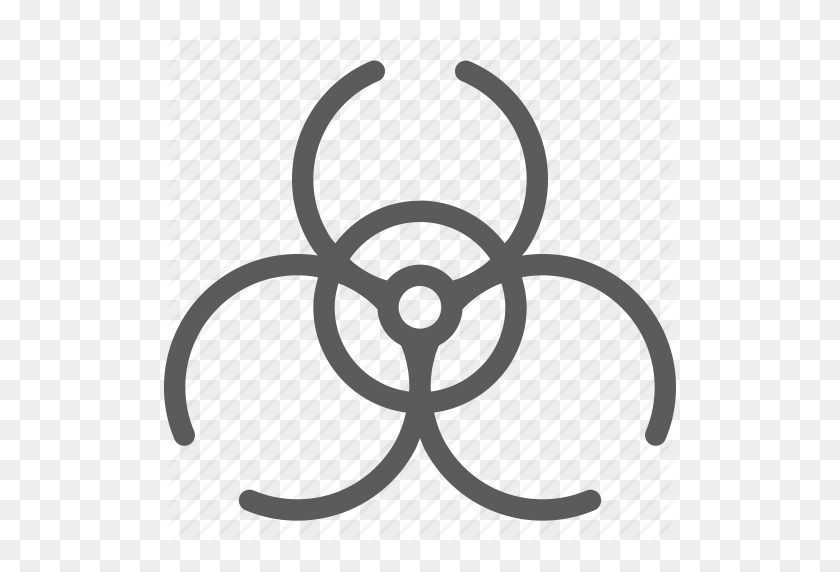 512x512 Slimicons - Biohazard Symbol PNG